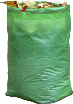 Nature Tuinafvalzak 100l H70 X D45cm Groen 3 Stuks