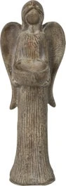 Countryfield Waxinelichthouder Angel Bruin 11 X 10,7 X 32,5 Cm